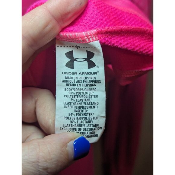 Under Armour Sweater Womens Medium Pink All Season Gear Turtleneck Long Sleeve - Picture 8 of 16
